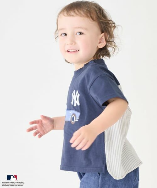 petit main / プティマイン Tシャツ | 【MLB】車アップリケTシャツ | 詳細8