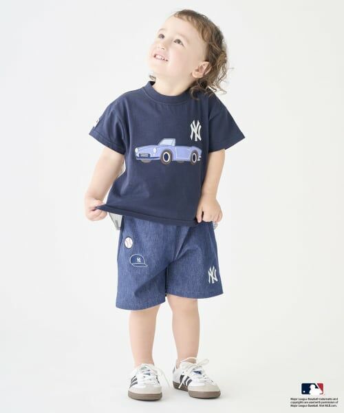 petit main / プティマイン Tシャツ | 【MLB】車アップリケTシャツ | 詳細9