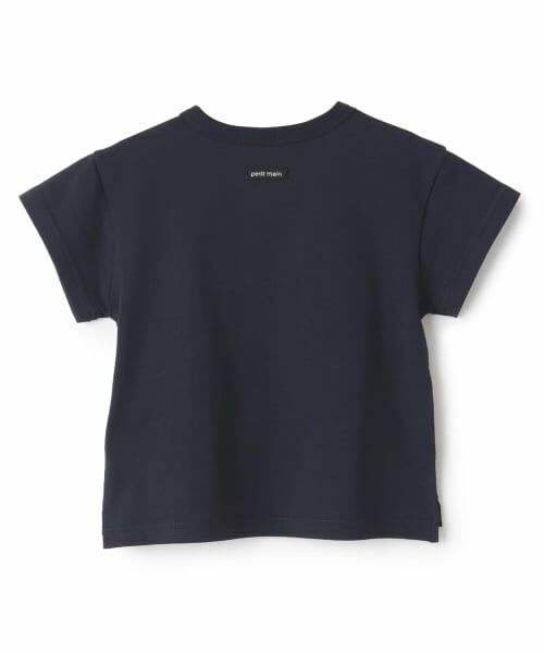 petit main / プティマイン Tシャツ | 【リンク】ヨット/車アップリケ半袖Tシャツ | 詳細1