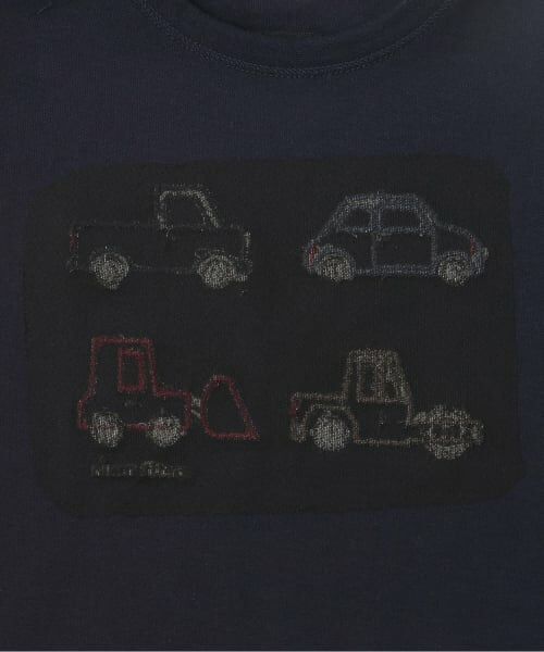 petit main / プティマイン Tシャツ | 【リンク】ヨット/車アップリケ半袖Tシャツ | 詳細10