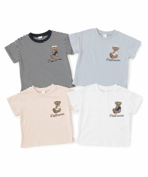 petit main / プティマイン Tシャツ | くまマリン半袖Tシャツ | 詳細9