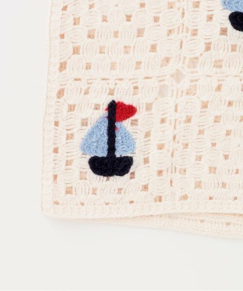 petit main / プティマイン ニット・セーター | クロシェ開衿シャツ | 詳細4