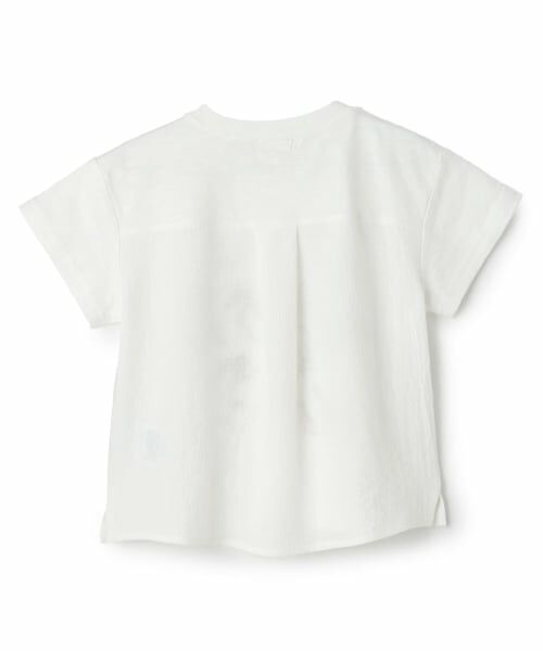 petit main / プティマイン Tシャツ | サファリ刺しゅう半袖Tシャツ | 詳細1