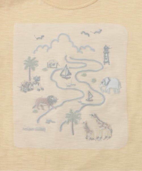petit main / プティマイン Tシャツ | サファリ刺しゅう半袖Tシャツ | 詳細8