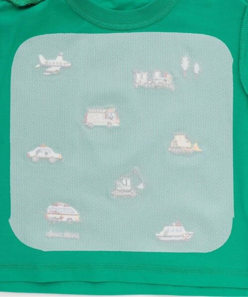 petit main / プティマイン Tシャツ | 【接触冷感】働く車刺しゅう半袖Tシャツ | 詳細3