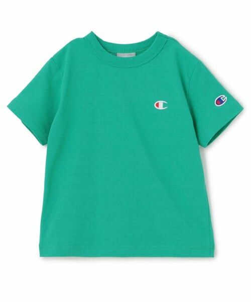 petit main / プティマイン Tシャツ | 【チャンピオン】ワンポイント半袖T(ライト グリーン)