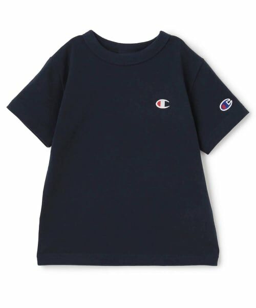 petit main / プティマイン Tシャツ | 【チャンピオン】ワンポイント半袖T(紺)