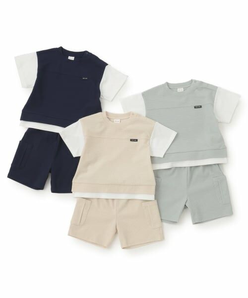 petit main / プティマイン その他トップス | 【接触冷感】ドッキングカットセットアップ | 詳細18