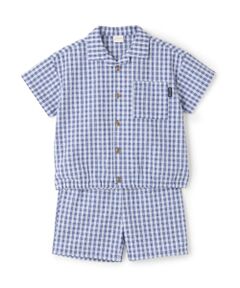 petit main / プティマイン シャツ・ブラウス | チェック布帛セットアップ