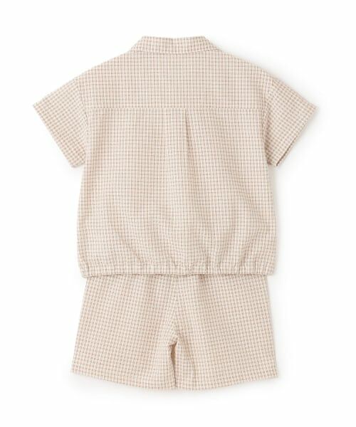 petit main / プティマイン シャツ・ブラウス | チェック布帛セットアップ | 詳細1