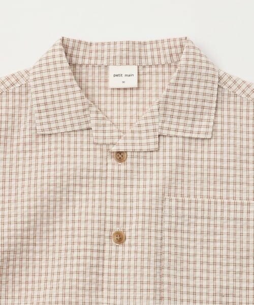 petit main / プティマイン シャツ・ブラウス | チェック布帛セットアップ | 詳細3