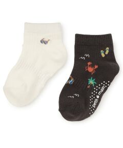 petit main / プティマイン ソックス | BOY吸水速乾ソックス2P