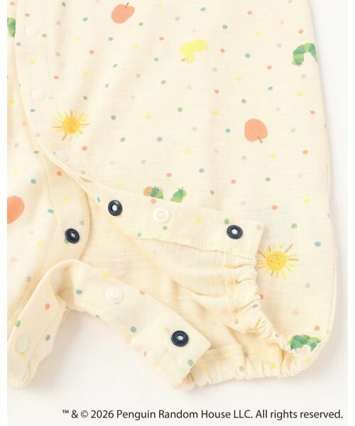 petit main / プティマイン ロンパース | 【はらぺこあおむし】総柄2WAYオール | 詳細10