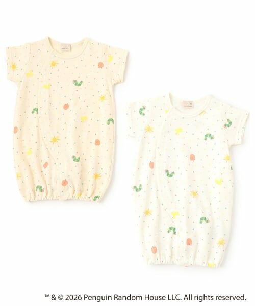 petit main / プティマイン ロンパース | 【はらぺこあおむし】総柄2WAYオール | 詳細12