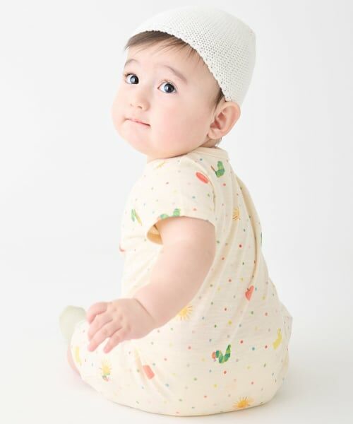 petit main / プティマイン ロンパース | 【はらぺこあおむし】総柄2WAYオール | 詳細2