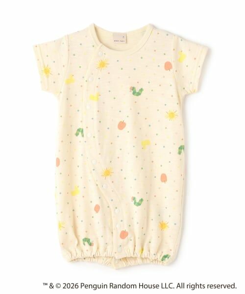 petit main / プティマイン ロンパース | 【はらぺこあおむし】総柄2WAYオール | 詳細3