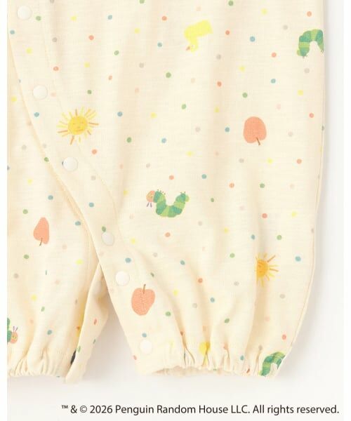 petit main / プティマイン ロンパース | 【はらぺこあおむし】総柄2WAYオール | 詳細9