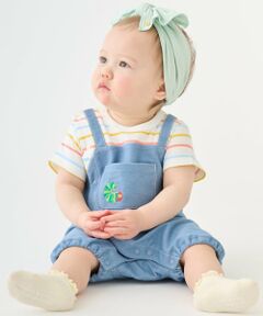 petit main / プティマイン ロンパース | 【はらぺこあおむし】サロペ風カバーオール