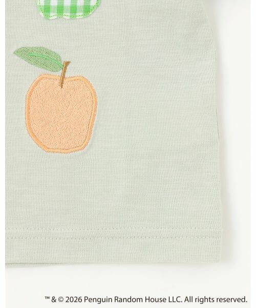 petit main / プティマイン ベビー・キッズウエア | 【はらぺこあおむし】フルーツアップリケ半袖Tシャツ | 詳細11