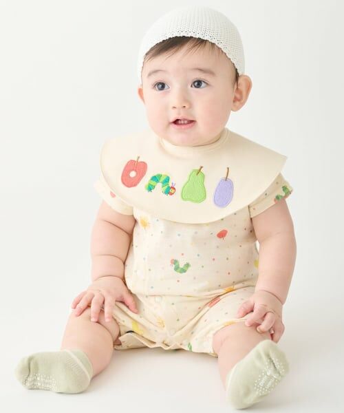 petit main / プティマイン スタイ・ビブ | 【はらぺこあおむし】フルーツモチーフスタイ | 詳細1