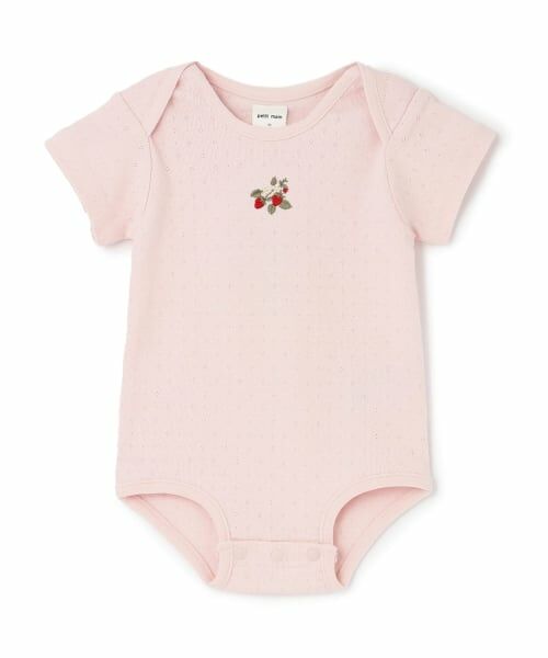 petit main / プティマイン ロンパース | 半袖ロンパース(ピンク)