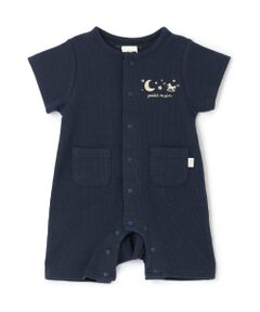 petit main / プティマイン ロンパース | 半袖カバーオール