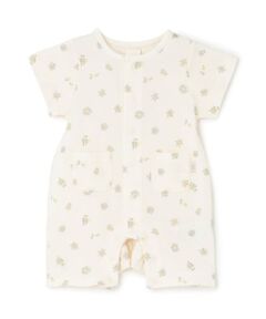 petit main / プティマイン ロンパース | 半袖カバーオール