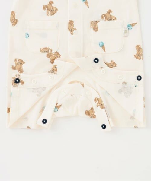 petit main / プティマイン ロンパース | 半袖カバーオール | 詳細10