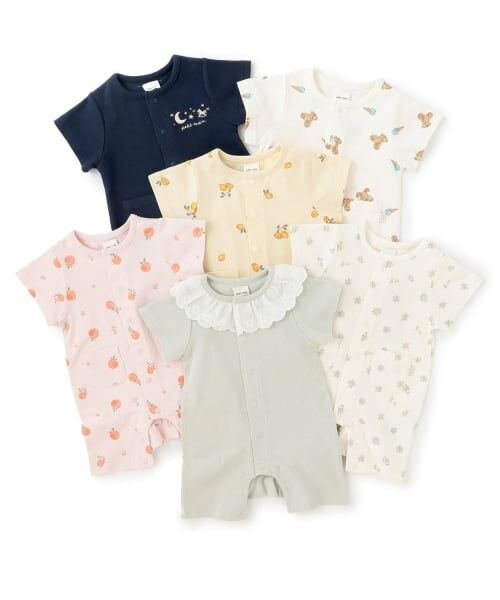 petit main / プティマイン ロンパース | 半袖カバーオール | 詳細12