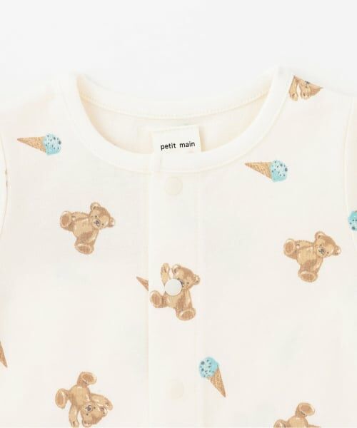 petit main / プティマイン ロンパース | 半袖カバーオール | 詳細2