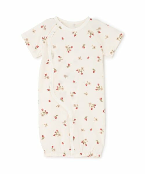 petit main / プティマイン ロンパース | 半袖2WAYオール（オフ ホワイト）