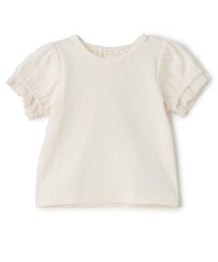 petit main / プティマイン ベビー・キッズウエア | 【プティプラ】袖フリル半袖Tシャツ