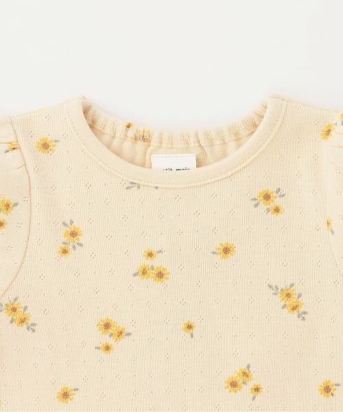 petit main / プティマイン ベビー・キッズウエア | 【プティプラ】袖フリル半袖Tシャツ | 詳細2