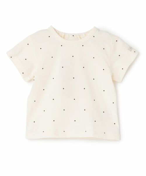 petit main / プティマイン ベビー・キッズウエア | 【プティプラ】半袖Tシャツ（オフ ホワイト）