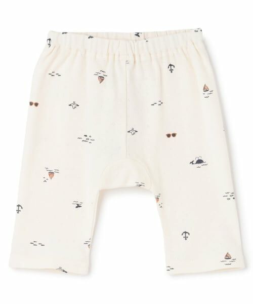 petit main / プティマイン ベビー・キッズウエア | 【プティプラ】7分丈レギンス（オフ ホワイト）