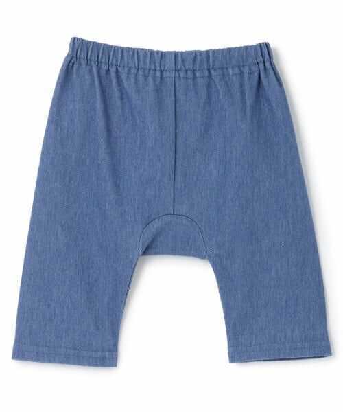 petit main / プティマイン ベビー・キッズウエア | 【プティプラ】7分丈レギンス（ブルー）