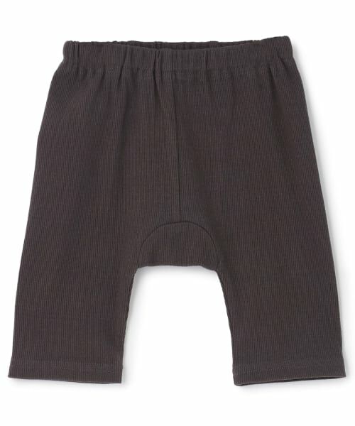 petit main / プティマイン ベビー・キッズウエア | 【プティプラ】7分丈レギンス（チャコール）