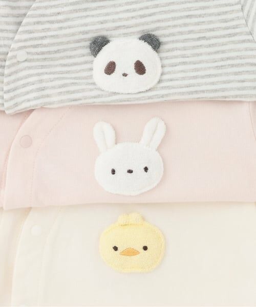 petit main / プティマイン ロンパース | 【オーガニック】アニマル2wayオール | 詳細4