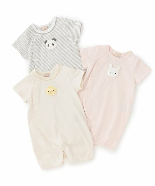 petit main / プティマイン ロンパース | 【オーガニック】アニマル2wayオール | 詳細9