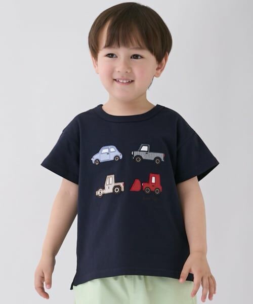 petit main / プティマイン ロンパース | 【リンク】アップリケカバーオール | 詳細3