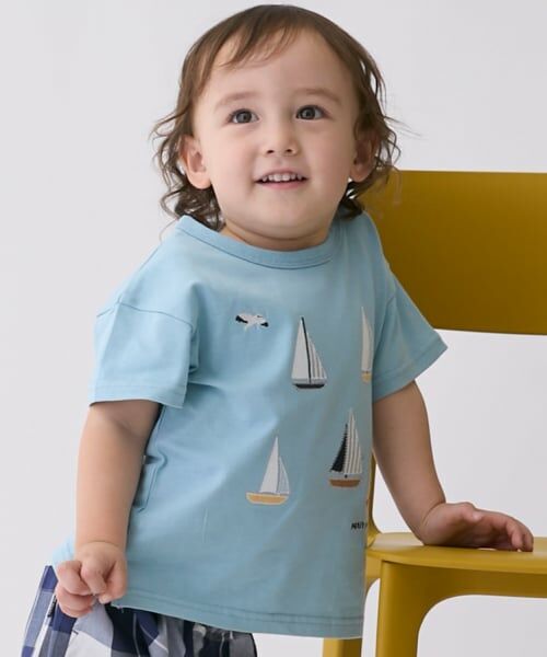 petit main / プティマイン ロンパース | 【リンク】アップリケカバーオール | 詳細4