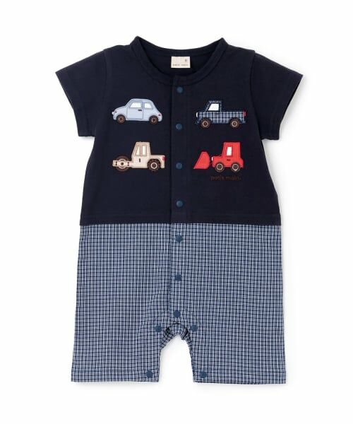 petit main / プティマイン ロンパース | 【リンク】アップリケカバーオール | 詳細6