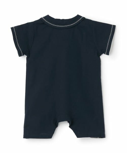 petit main / プティマイン ロンパース | 【リンク】インド綿刺しゅうカバーオール | 詳細1