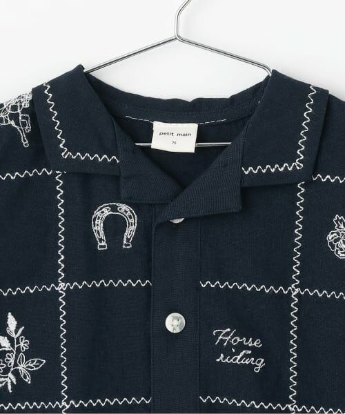petit main / プティマイン ロンパース | 【リンク】インド綿刺しゅうカバーオール | 詳細2