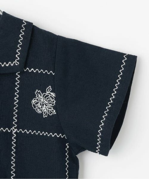 petit main / プティマイン ロンパース | 【リンク】インド綿刺しゅうカバーオール | 詳細3
