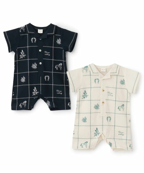 petit main / プティマイン ロンパース | 【リンク】インド綿刺しゅうカバーオール | 詳細6