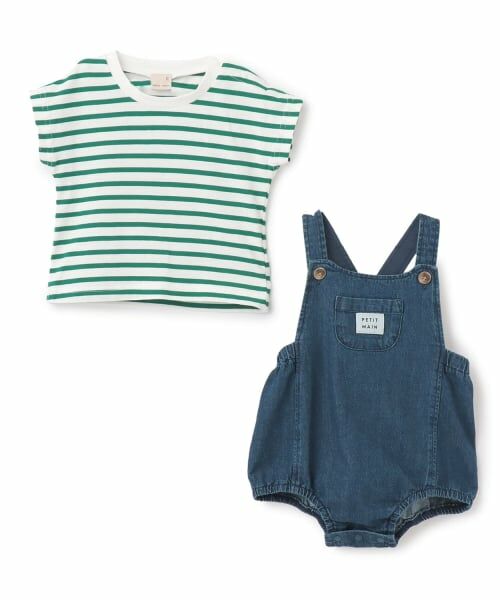 petit main / プティマイン ベビー・キッズウエア | サロペットセットアップ | 詳細2