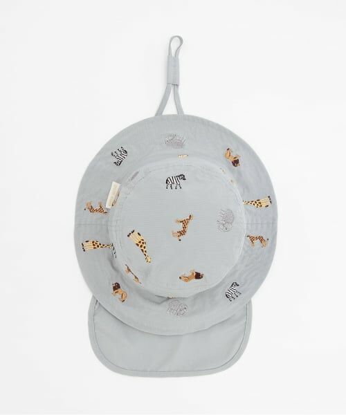 petit main / プティマイン ハット | 【遮熱】刺しゅうバケットハット | 詳細2