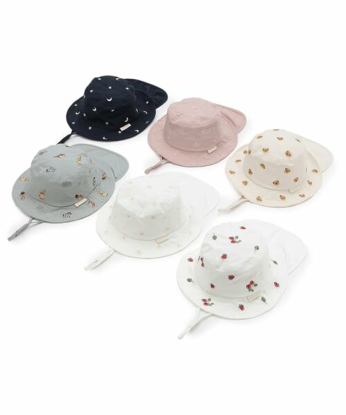 petit main / プティマイン ハット | 【遮熱】刺しゅうバケットハット | 詳細6