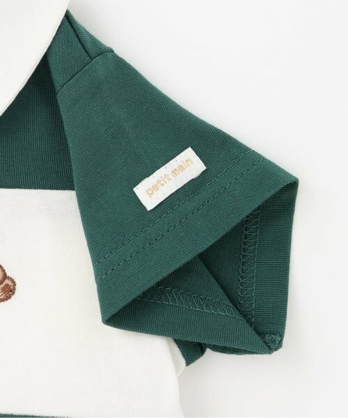 petit main / プティマイン ロンパース | 切り替えラガーカバーオール | 詳細4